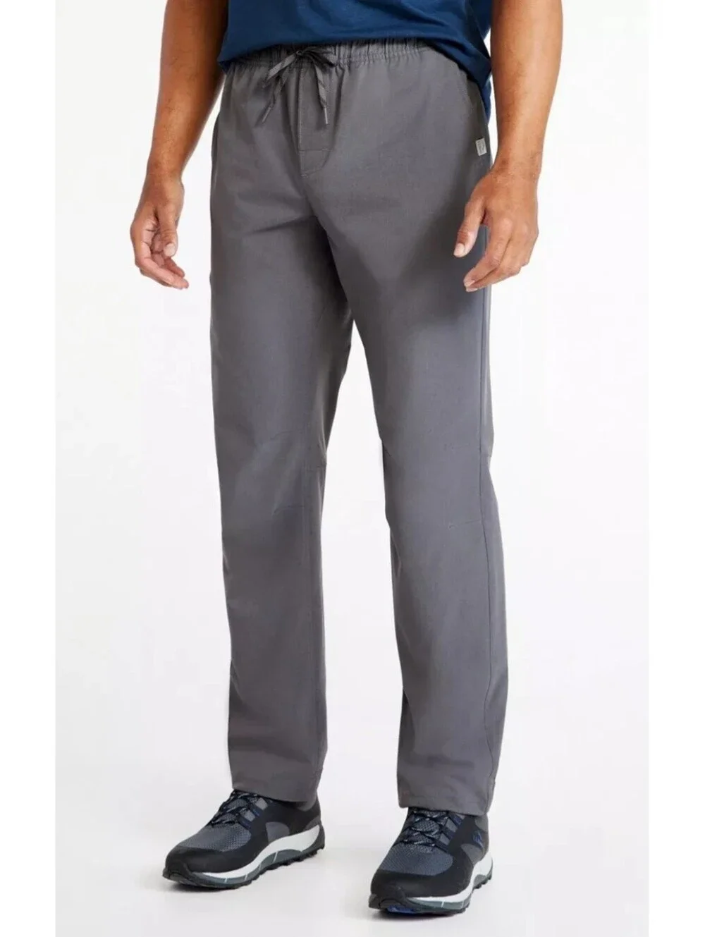 LL Bean Multisport Pants Mens Size Large Gray Performance Stretch Hiking UPF 50+